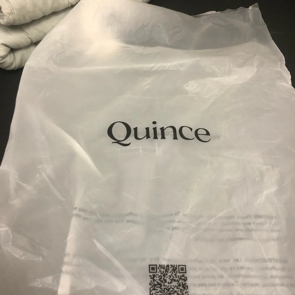Quince European Linen Box Quilted Sham Mist Size King - Picture 10 of 11